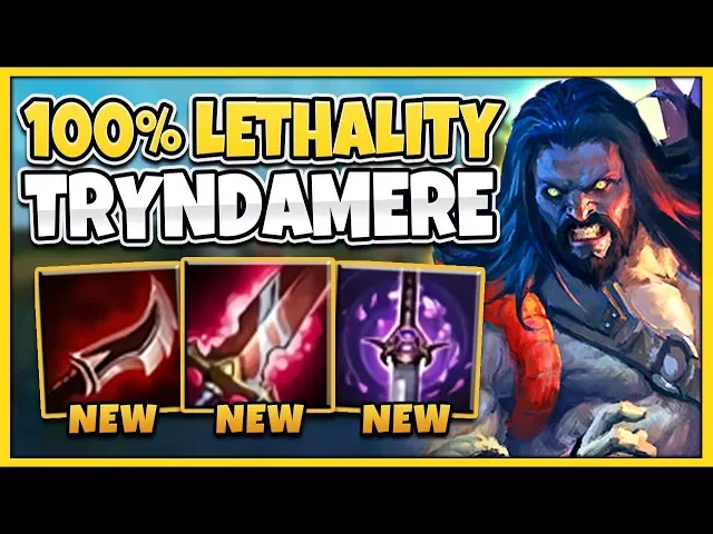 100% lethality* my auto attacks do true damage now!(this is insane!) - league of legends